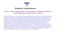 Desktop Screenshot of pasteurlaboratory.com